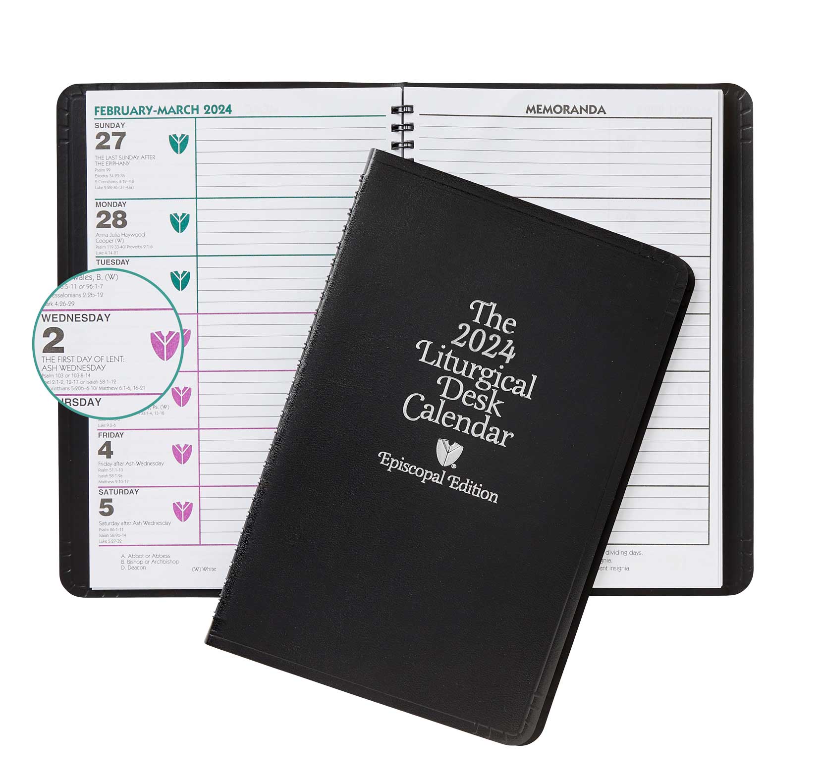 Even Year Liturgical Desk Calendar - Episcopal