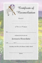 Certificate of Reconciliation