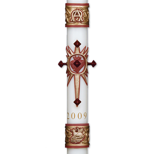 Sacred Heart Paschal Candle