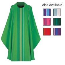 Moses Gothic Cut Chasuble with Plain Neckline