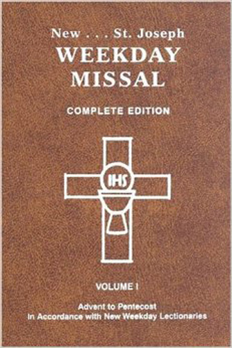 ST JOSEPH WEEKDAY MISSAL VOL1