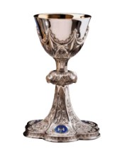 Sterling Silver Gothic Ornate Chalice