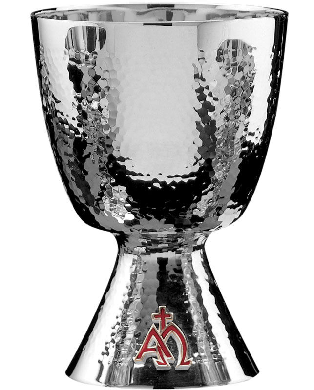 Sterling Silver Enameled Alpha Omega Chalice