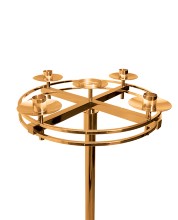 Brass Advent Wreath Top 23" Dia.