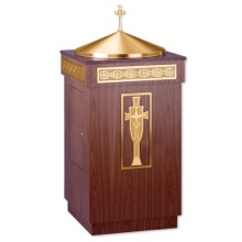 Square Wooden Baptismal Font