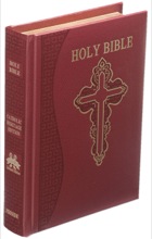 NABRE Catholic Wedding Bible - Burgundy and Gold