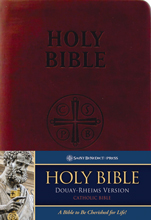 DOUAY-RHEIMS BIBLE BURGUNDY