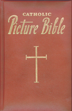 *BURGUNDY CATH PICTURE BIBLE