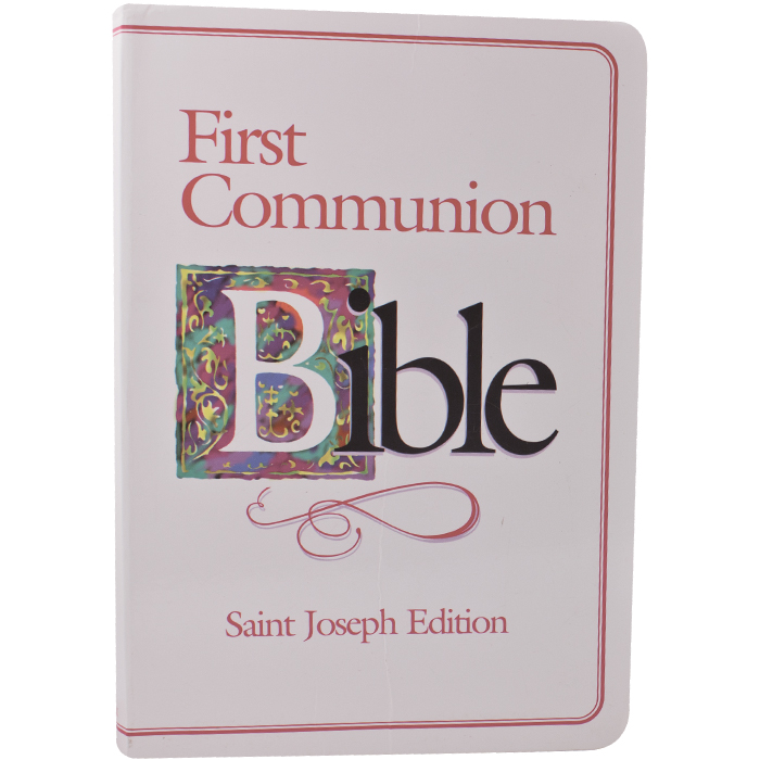 Pink Children's First Communion Bible