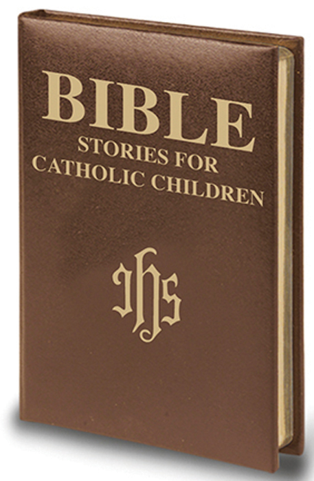 Bible Stories for Children - Deluxe Brown Leather