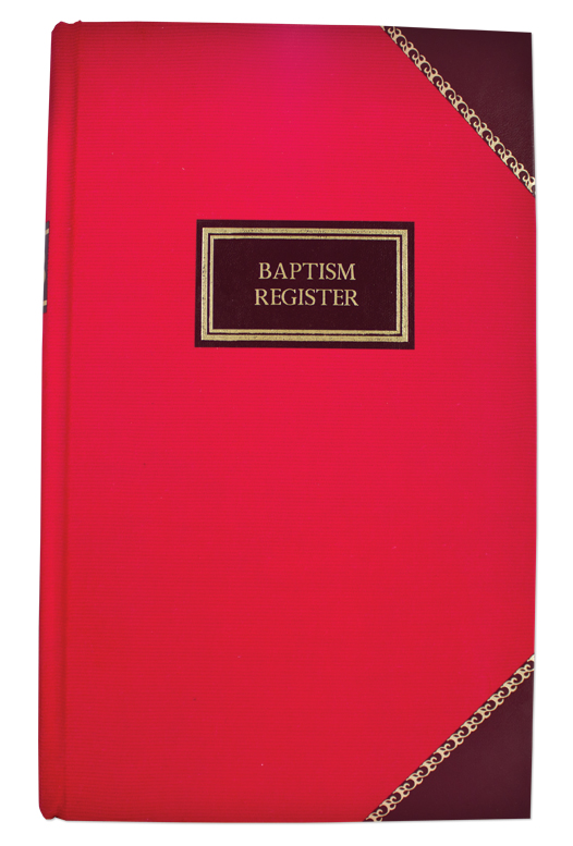 Deluxe Baptism Register