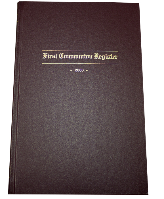 Economy First Communion Record Book