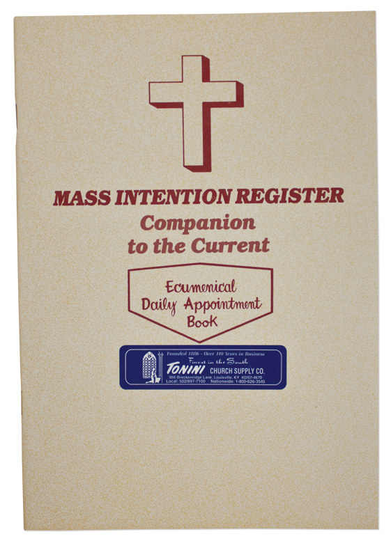 Mass Intention Register for Ecumenical Appoint Book