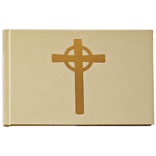 Cream colored Guest Book