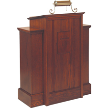 Wood Pulpit with Light
