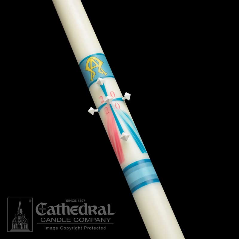 Divine Mercy Paschal Candle