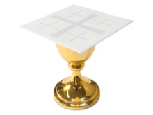 Jerusalem Cross Motif Chalice Pall