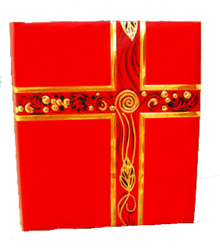 RED CEREMONIAL BINDER