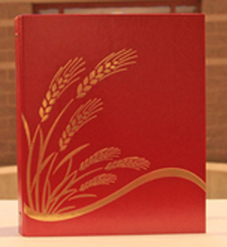 Ceremonial 3 Ring Binder - Red