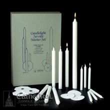 Small Complete Candlelight Service Set