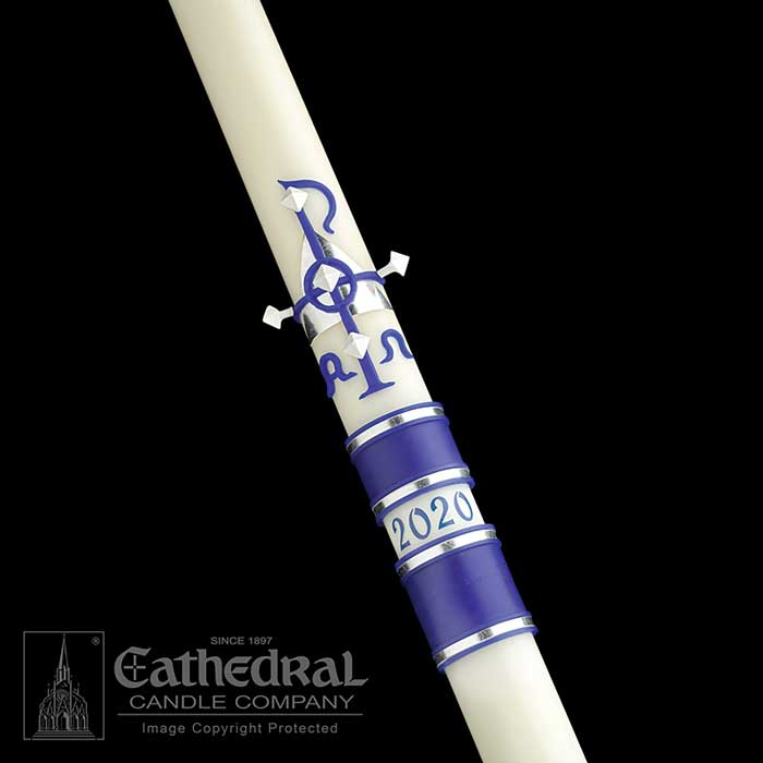 "Messiah" Paschal Candle