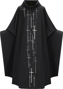 Black Cross Chasuble