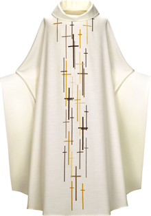 White Cross Chasuble