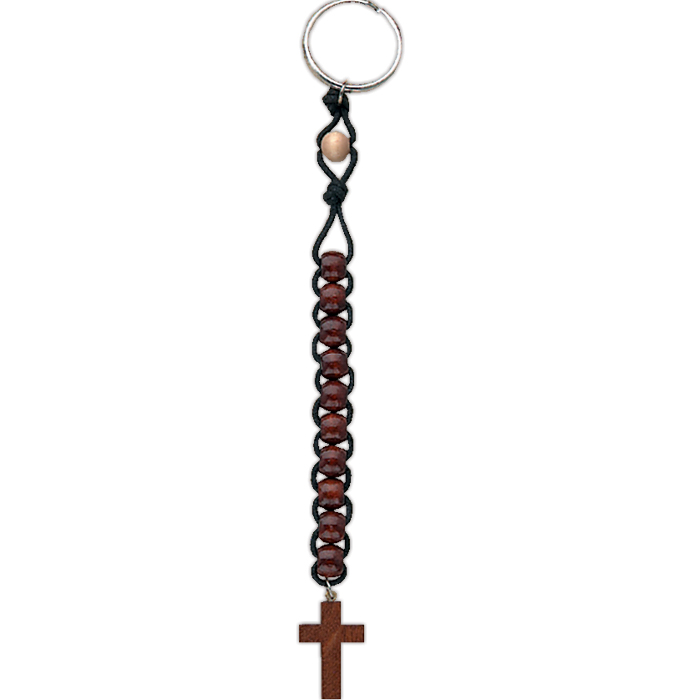 Single Decade Rosary Key Chain
