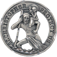 St. Christopher Visor Clip