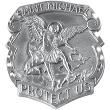 St. Michael Visor Clip