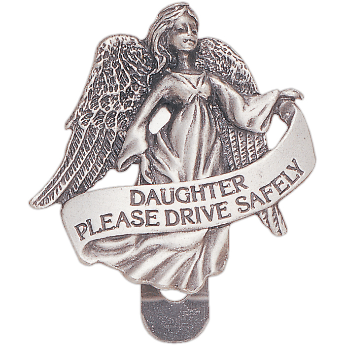 Daughter Please Drive Safely Visor Clip