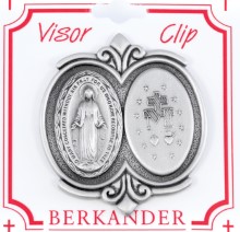 Miraculous Medal Visor Clip