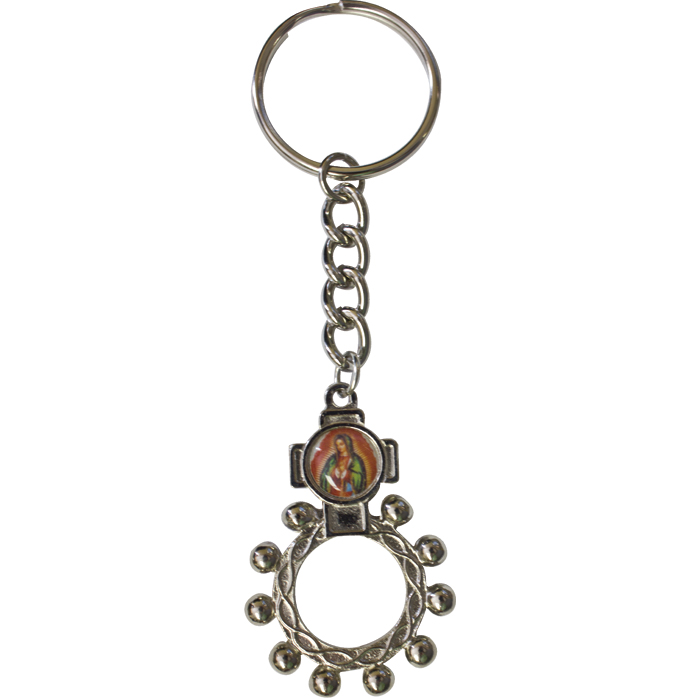 Our Lady of Guadalupe Rosary Key Chain