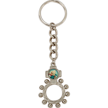 Patron Saint Rosary Key Chain