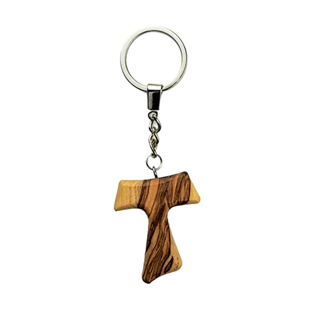 Tau Cross Keychain