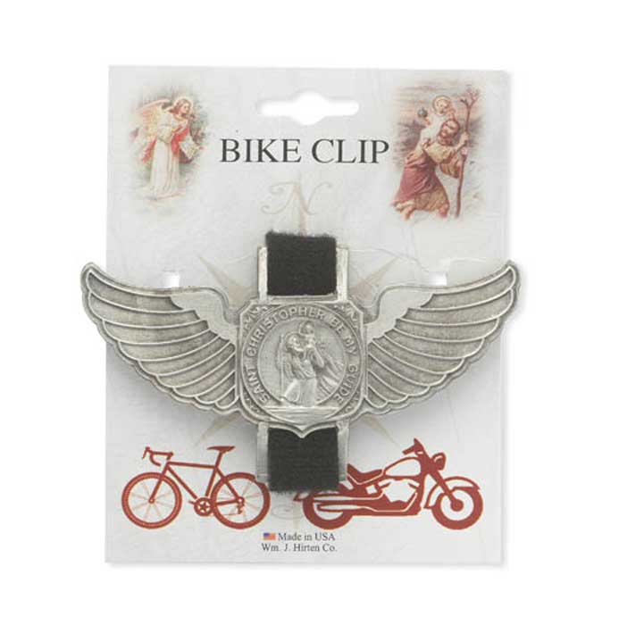 St. Christopher Angel Wings Bike Clip