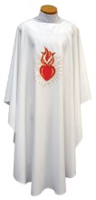 Embroidered Sacred Heart Chasuble