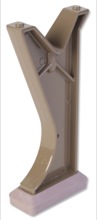 Kneeler Leg with Permanent Rubber Pad