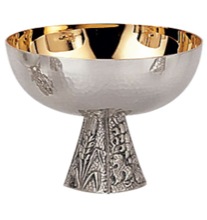 Brass Sterling Silver Plate Ciboria