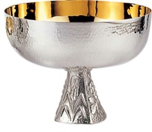Brass Sterling Silver Plate Ciboria