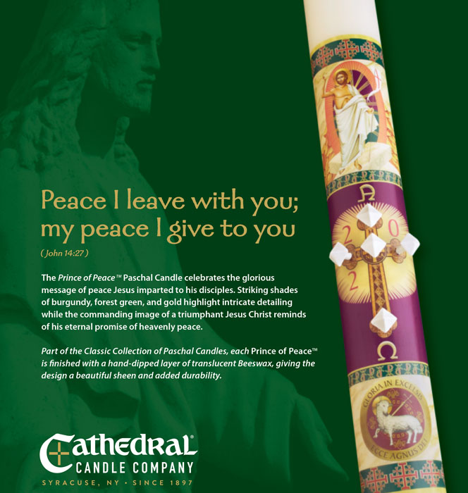 Prince of Peace Paschal Candle