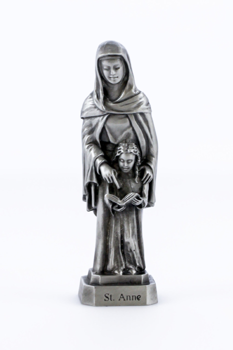 St. Anne Pewterette Statue