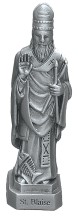St. Blaise Pewterette Statue