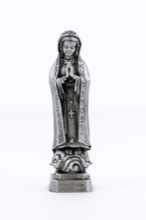 Our Lady of Fatima Pewterette Statue
