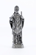 St. Gregory Pewterette Statue
