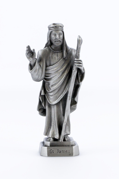 St. James Pewterette Statue