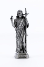 St. John the Baptist Pewterette Statue