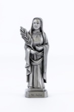 St. Julia Pewterette Statue