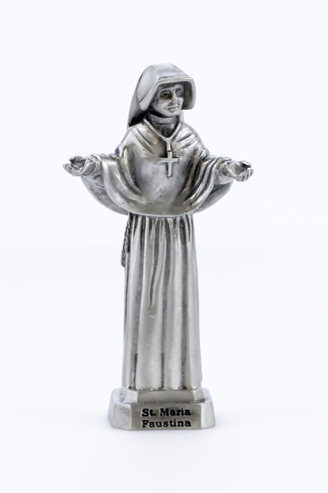 St. Maria Pewterette Statue