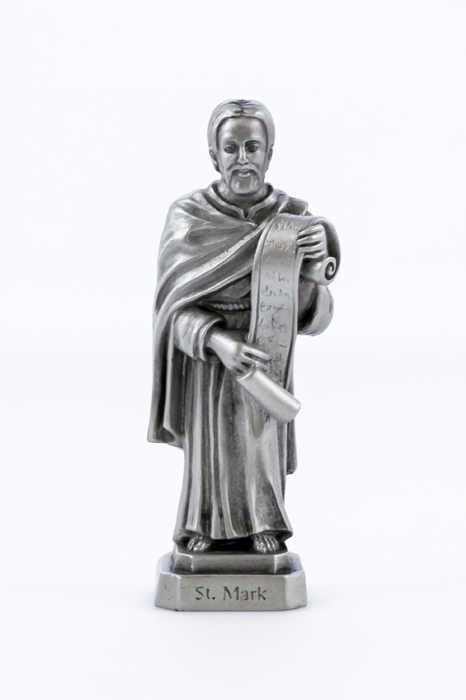 St. Mark Pewterette Statue